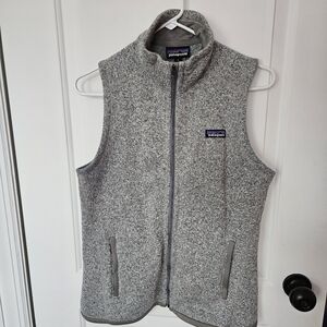 Patagonia Heather Gray Fleece Vest